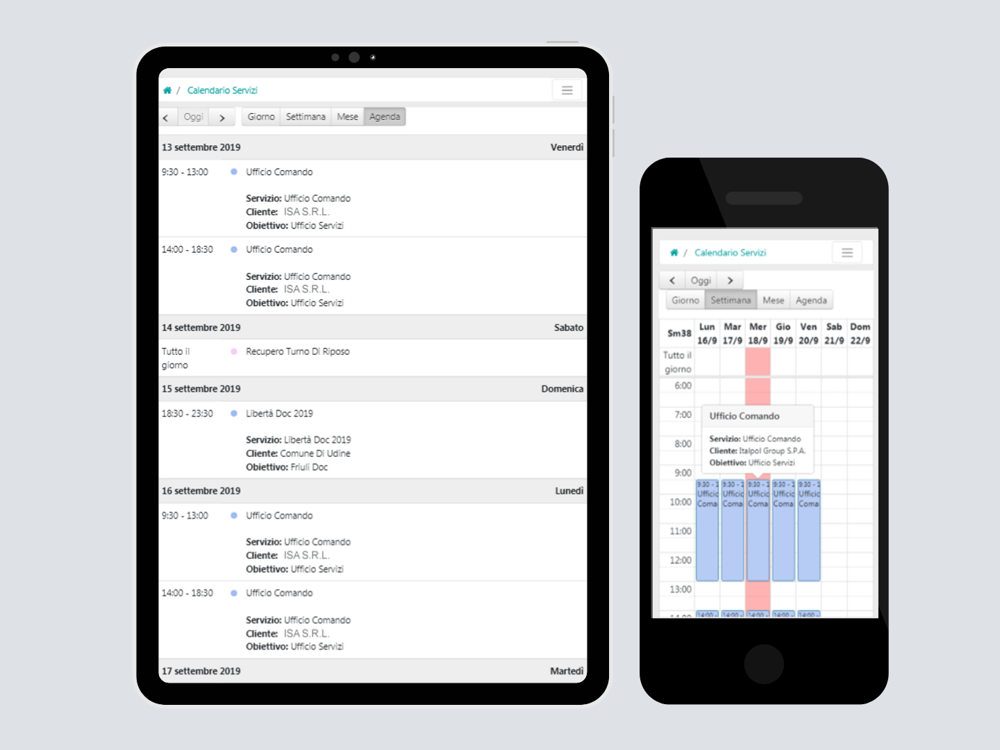 Odoo • Testo e immagine